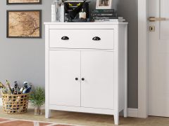 Congo Storage Cabinet with 2 Drawer - White