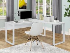 Nakia Computer Corner Desk - White