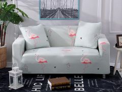 Single Sofa Cover Couch Cover 90-140cm - Flamingo