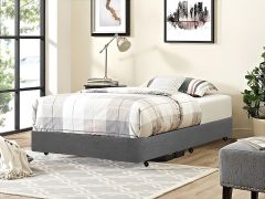 Vinson Fabric King Single Bed Base - Grey