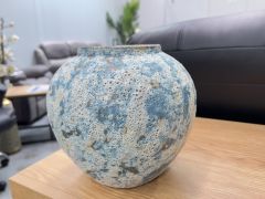 Elara Ceramic Vase Natural - Round Small