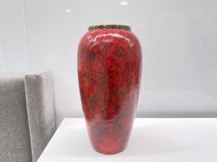 Elara Ceramic Vase Red - Medium