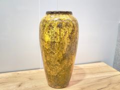 Elara Ceramic Vase Yellow - Medium