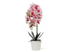 Artificial Orchid with Pot Pink 70cm