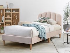 Daisy Single Bed Frame - Champagne Pink