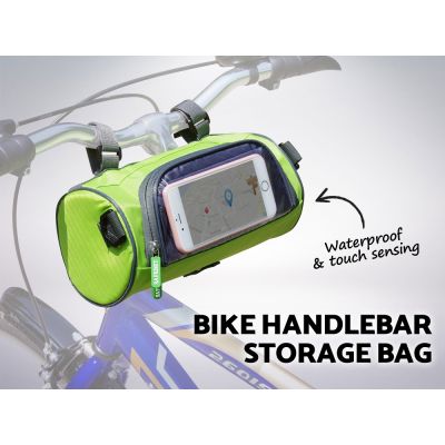 Bicycle Bike Handlebar Storage Bag with Strap
