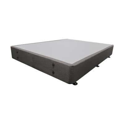 Vinson Fabric Double Bed Base - Slate