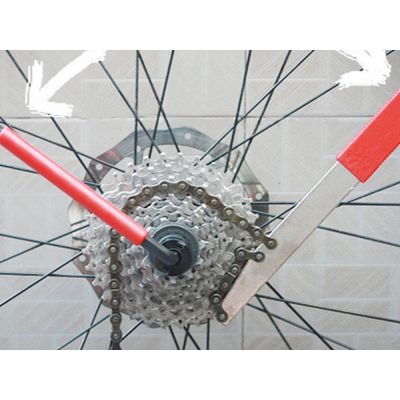 Bike Flywheel Turner Cassette Removal Pedal Wrench