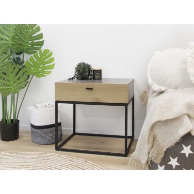 CLIFFORD Wooden Bedside Table