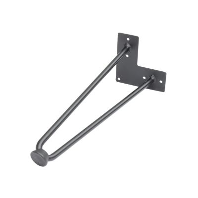 35cm Hairpin Table Leg 2 Rod Steel Metal - Set o 4