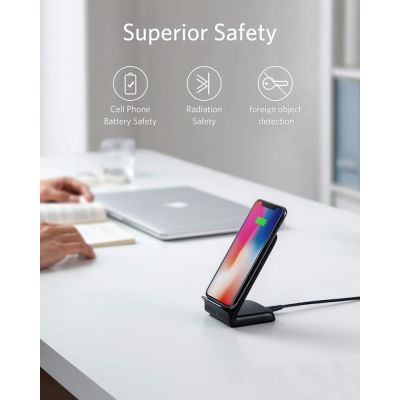 Anker PowerWave 7.5W Apple Optimized Qi Wireless Charger Stand