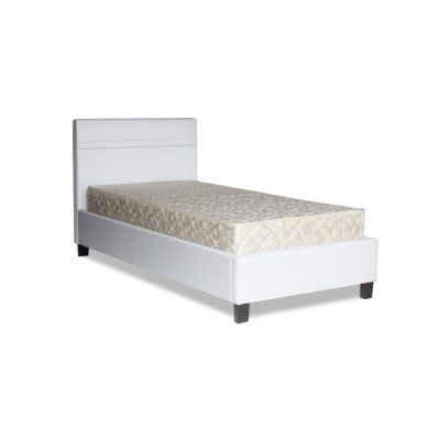 LOGAN Single Bedroom Furniture Package - WHITE