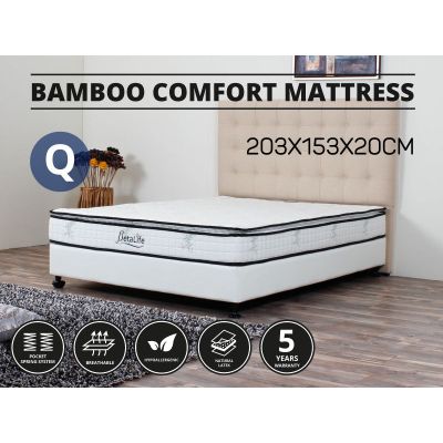 BetaLife Bamboo Comfort Series Mattress - QUEEN