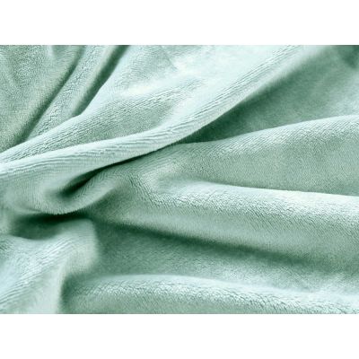 Double Layer Warm Fleece Blanket Throw Blanket - MINT GREEN