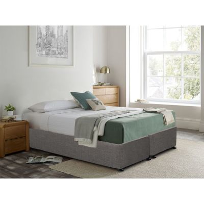 Vinson Fabric King Split Bed Base - Slate