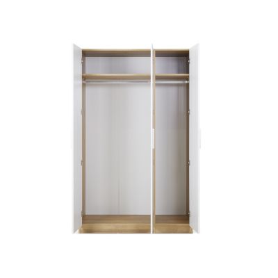 Makalu Wardrobe 3 Door Storage Shelves - Oak
