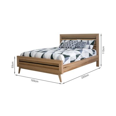 ORLANDO Wooden Bed Frame - SUPER KING