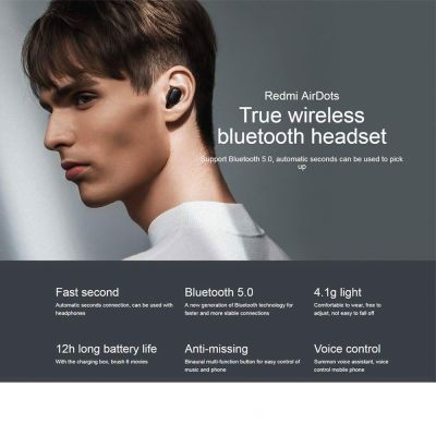 Mi Airdots TWS Bluetooth 5.0 IPX4 Wireless Earphones