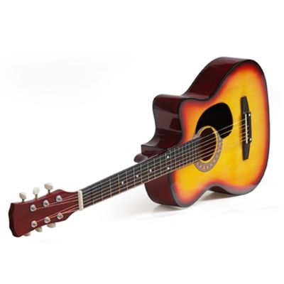 Acoustic Guitar Orange 38
