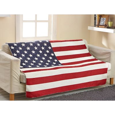 American Flag Blanket Throw 130 x 160cm