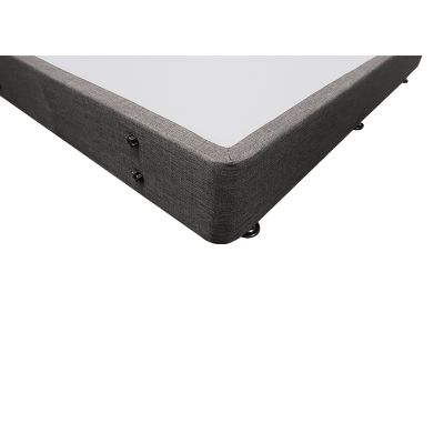 Vinson Fabric Queen Bed Base - Slate