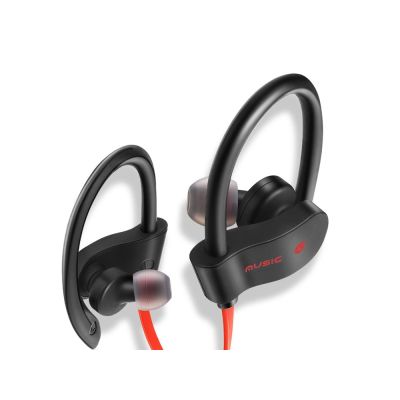 Sports Wireless Headphones Bluetooth Earphones - RED