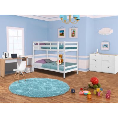MAROON Kids Single Bedroom Furniture Package with Desk