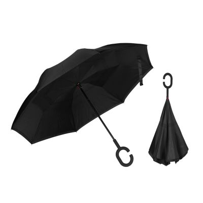 Inverted Umbrella Parasol Umbrella - BLACK