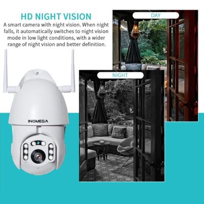 Full HD Outdoor WIFI PTZ CCTV Camera Motion Tracking