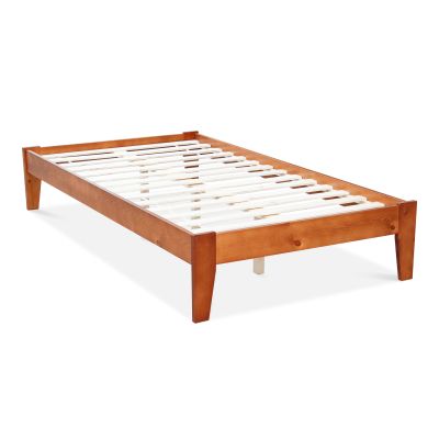 Meri King Single Wooden Bed Frame - Oak