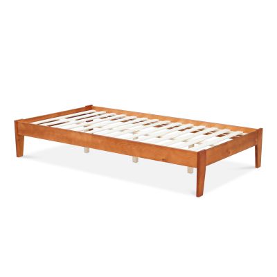 Meri King Single Wooden Bed Frame - Oak