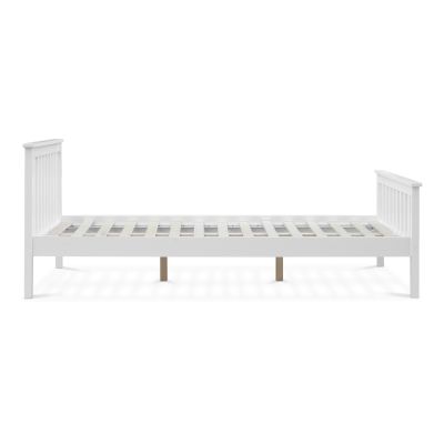 Andes King Single Wooden Bed Frame - White