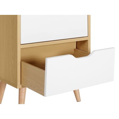 Loy Bedside Table Nightstand - Maple