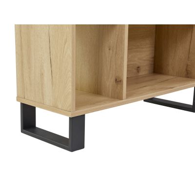 Frohna Bookshelf Display Shelf Bookcase Stand Rack - Oak