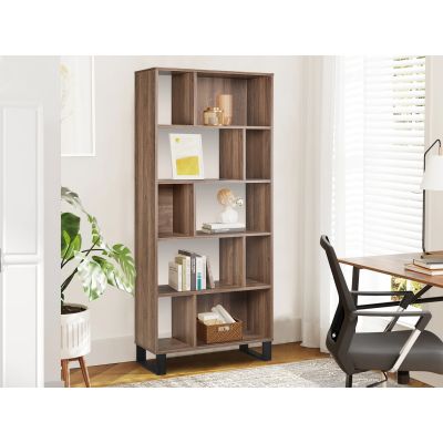 Frohna Bookshelf Display Shelf - Walnut