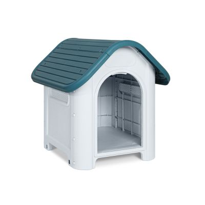 Small Plastic Dog House - Blue