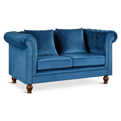 Vagas 3 Piece Sofa Set - Blue