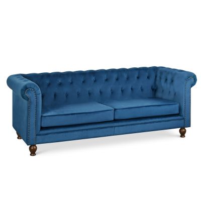 Vagas 3 Seater Sofa - Blue