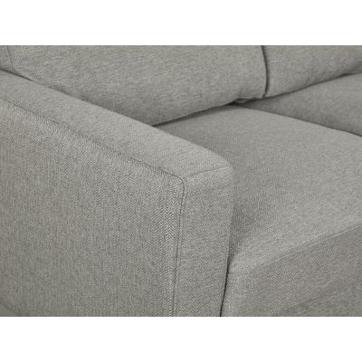 Toronto 2 Seater Fabric Sofa - Light Grey