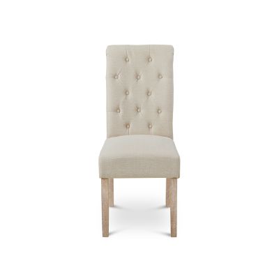 Zoey 6 Piece Upholstered Dining Chair - Beige