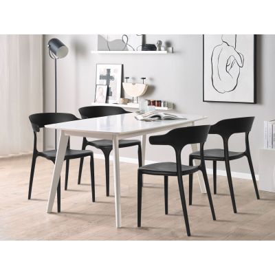 Tor Dining Chair - Set of 4 - Black