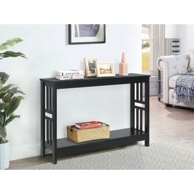 Wular Wooden Console Table - Black