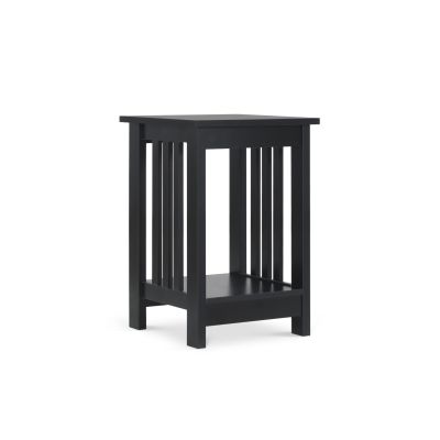 Wular Square Coffee Table Side Table - Black