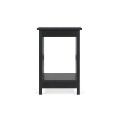 Wular Square Coffee Table Side Table - Black