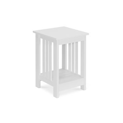 Wular Square Coffee Table Side Table - White