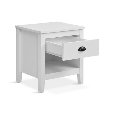 Congo Bedside Table - White