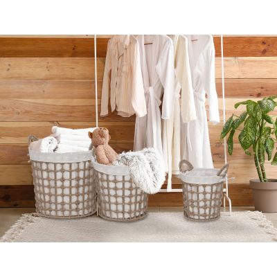 Woven Laundry Basket Storage Basket - Set of 3