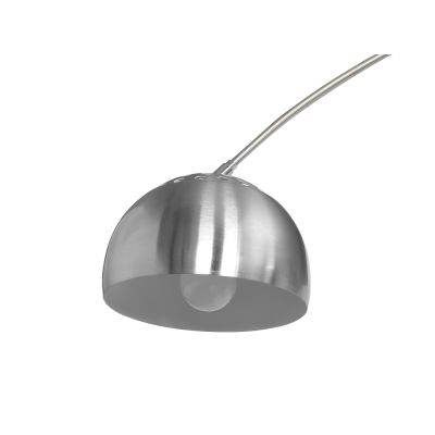 Alden Arched Floor Lamp - Silver