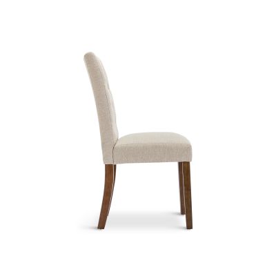 Lucia Upholstered Dining Chair - Set of 2 - Beige
