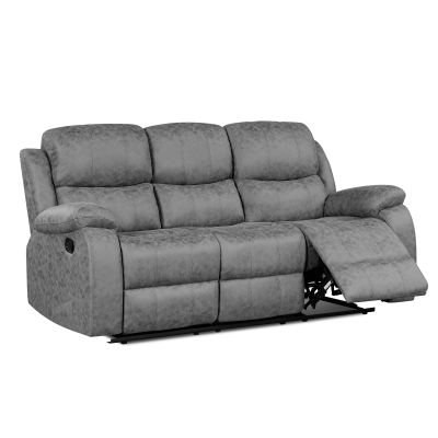 Wilson Manual 3 Piece Recliner Sofa Set - Grey